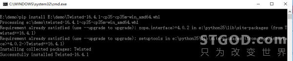 在Python3.5下安装和测试Scrapy爬网站